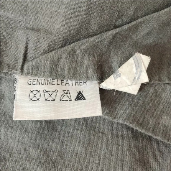 AllSaints Women's Brown Leather Jacket Snap Poppers UK 10 Steampunk Biker Grunge - Picture 9 of 9